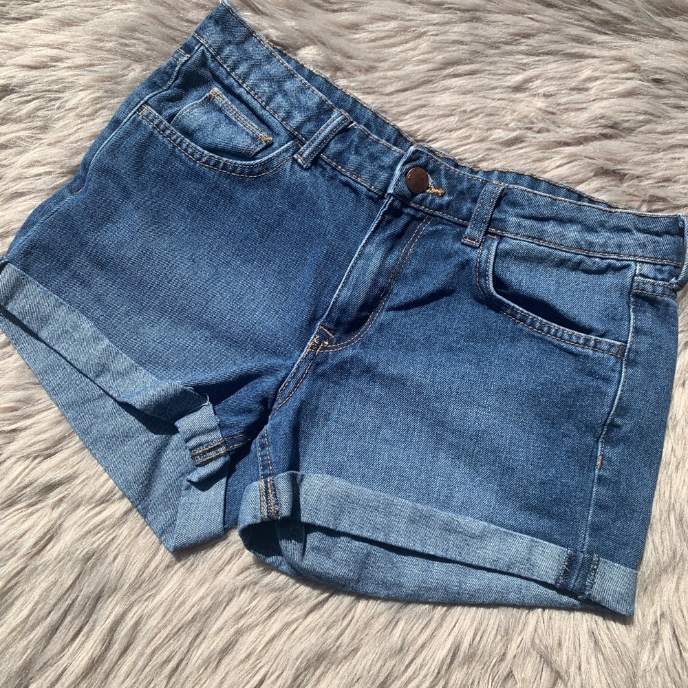 Denim shorts